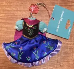 未使用 アナ 携帯電話クリーナー ドレス 衣装 ストラップ ディズニープリンセス