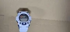 CASIO G-SHOCK デジタル腕時計 ホワイト/ブルー