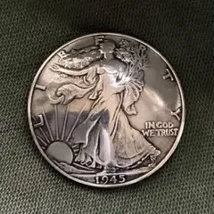 FUNNY コンチョ 1945年 ウォーキングリバティ ハーフダラー