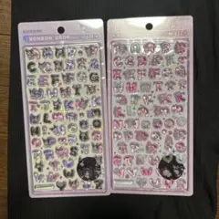 クロミ、マイメロ、ボンボンドロップシールセット