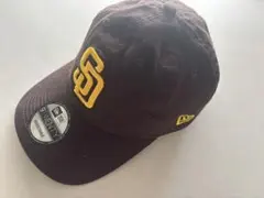 【美品】New Era 9TWENTY パドレス キャップ 茶色