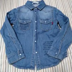 デニムシャツ　120センチ