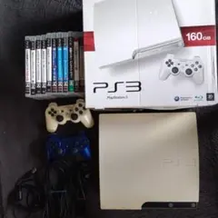 PS3本体 160GB コントローラー2個 ゲーム付き