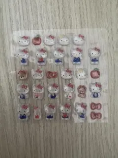 ボンボンドロップシールミニ　ハローキティ　レッド　おすそわけ