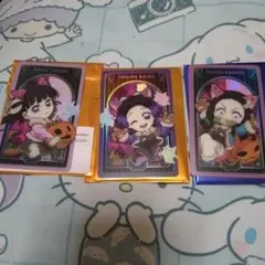 鬼滅の刃　ハロウィン　2025 メタリックカード しのぶ　カナヲ　禰豆子　3枚