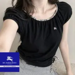 BUBERRY BLUE LABEL フレンチスリーブ　カットソー サイズ38