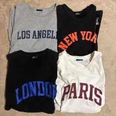 STUSSY WORLD TOUR 激レア⭐︎４枚セットTシャツ 全てMサイズ