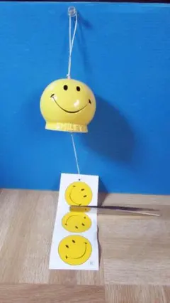 スマイリー様専用　スマイリーフェイス風鈴 イエロー 送付無料