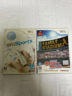 Wii Sports プロ野球　ファミリースタジアム　ファミスタ　2本セット