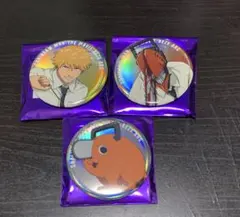 チェンソーマン　レゼ編　ベースヤードトーキョー　ビッグ缶バッジ　デンジ　セット