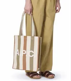 激レア】A.P.C トートバッグ ストライプ - メルカリ