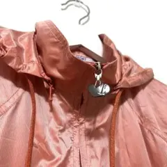 ELLE SPORT フード付き半袖ジャンパー Mサイズ 裏起毛裏ジャンパー