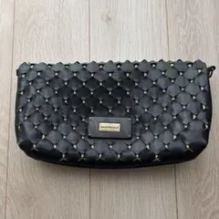 EMPORIO ARMANI レザー ハンドバッグ クラッチバッグ