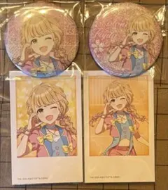 学マス 学園アイドルマスター 藤田ことね ミニフォトカード 缶バッジ