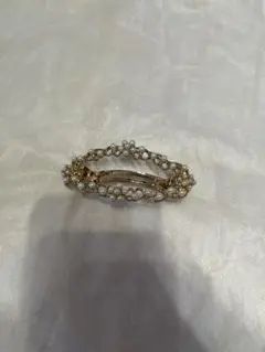 パール調 バレッタ ヘアアクセサリー