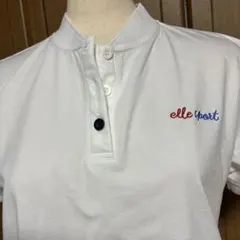 elle sport ホワイト ポロシャツのサムネイル