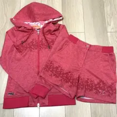 【美品】PUMA ジャージ上下セット 赤