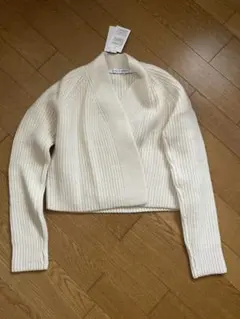 ユニクロ ルメール ラムクロップド　カーディガン L　ニット　ケーブル　　新品
