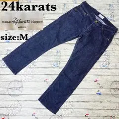 24karats/24カラッツ　ブラックデニム　ジーンズ　Mのサムネイル