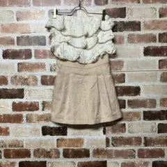 【CECIL McBEE】レースフリルベアトップロンパース