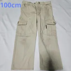 COMME CA ISM カーゴパンツ 100cm ベージュ