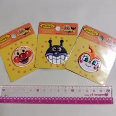 【新品未開封✨】アンパンマン・バイキンマン・ドキンちゃんワッペン３枚セット