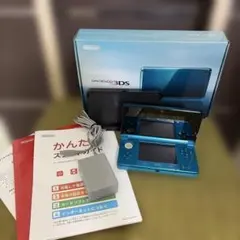 【美品】Nintendo 3DS 本体 アクアブルー 付属品あり