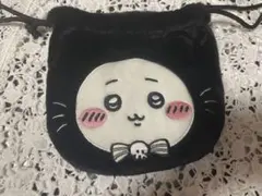 韓国限定 ちいかわ ポーチ 巾着 小物入れ ハロウィン 黒猫 ちいかわのサムネイル