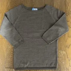 Ra Dieux Dieuse 七分袖セーター サイズ9 ブラウン