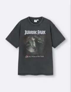 ①新品タグ付 ジュラシック・パーク Tシャツ ダークグレー XXL