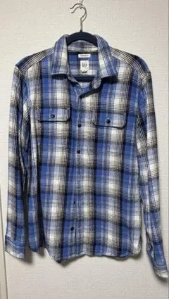 00's OLD GAP オールドギャップ ヘビーネル ネルシャツ S