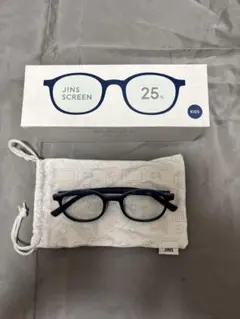 JINS SCREEN ブルーライトカットメガネ　キッズ　ネイビー