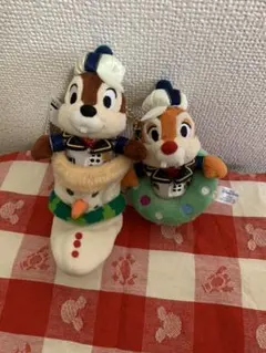 ディズニーシー20周年　クリスマス2021 チップ＆デールぬいば