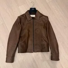 CELINE レザーブルゾン ブラウンのサムネイル