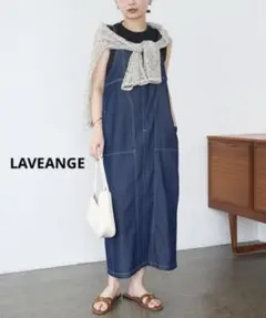 LAVEANGE《ラビアンジェ》デニムキャミワンピース◆ネイビー系◆M