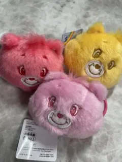 ケアベア ぬいぐるみヘアゴム　3個セット