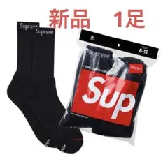 Supreme/Hanes Crew Socks ヘインズ　ソックス　1足