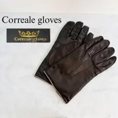 イタリア製　Correale gloves 本革　手袋　レザーグローブ　カシミヤ
