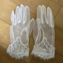 ウエディンググローブ ショートグローブ 刺繍