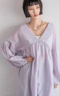 ボイルギャザーワンピース【ローリーズファーム】