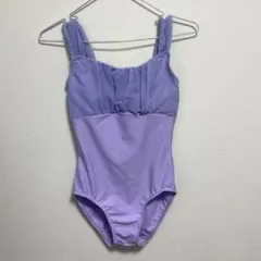 紫色 スリーブレス ワンピース レオタード バレエ、バトン、バトントワリング