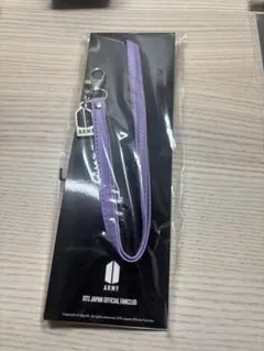 BTS JAPAN OFFICIAL FANCLUB ネックストラップ 紫