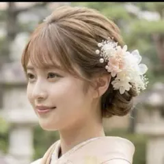 ドライフラワー髪飾り❤︎ 成人式 結婚式 振袖 ドレス 前撮り