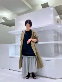Y's ワイズ アシンメトリーギャザースカートのサムネイル