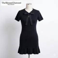 【美品】The Blessed Damozel ニットワンピ 裾フリル 日本製のサムネイル