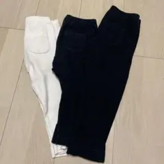 UNIQLO リブ素材 ベビーレギンス 3点セット