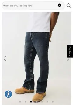 【希少】トゥルーレリジョン　デニムパンツ