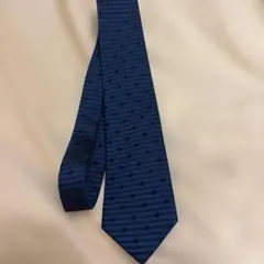 jun ashida ネクタイ ドット柄 ネイビー