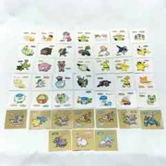 ポケモン デコキャラ シール 45枚 まとめ売り Pokemon ポケモンパン