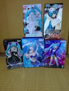 (最終値引中)初音ミク フィギュア　まとめ売り5点セット